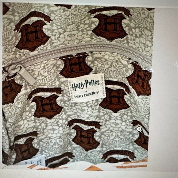 VERA BRADLEY HARRY POTTER LORMAN SLING BACKPACK:NWT HOGWARTS LIBRARY BAG #4